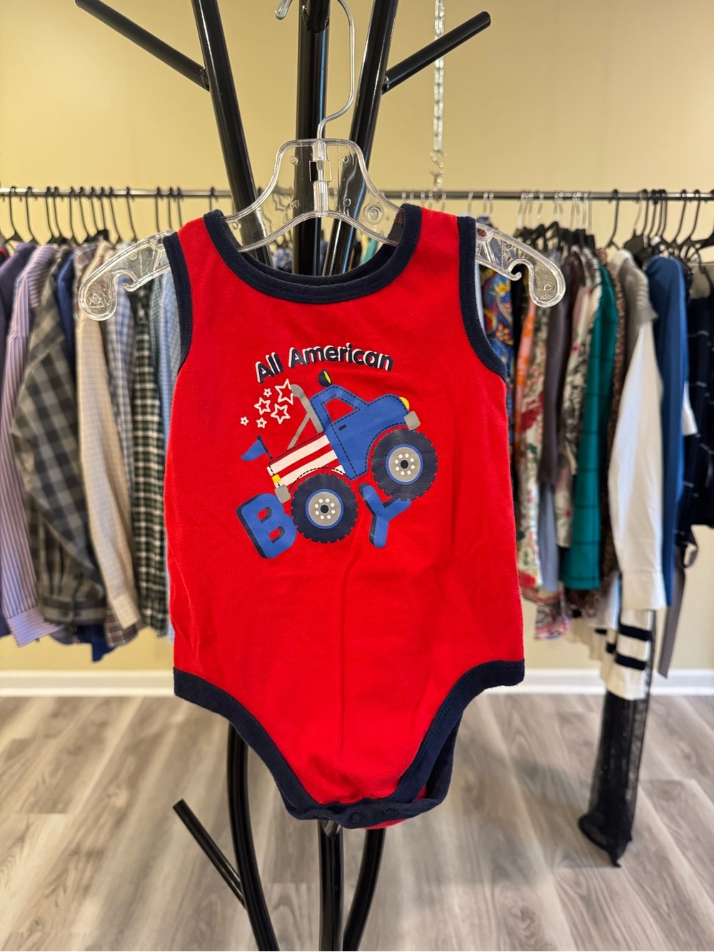 Garanimals Red and Navy Baby Sweater